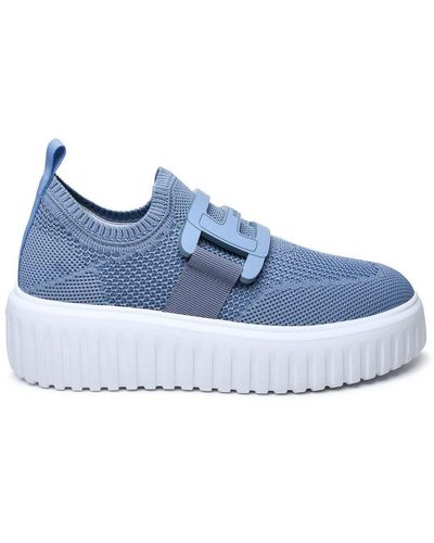 Hogan H Buckled Trainers - Blue