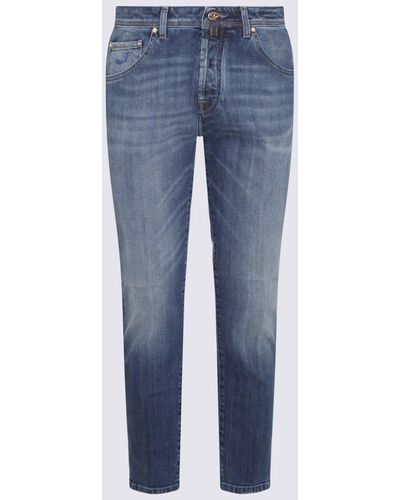 Jacob Cohen Mid Denim Used Jeans - Blue