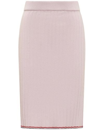 Thom Browne Skirt With Logo - Pink