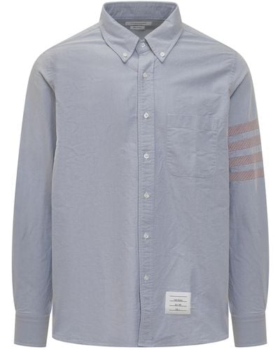 Thom Browne 4Bar Shirt - Gray