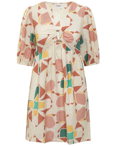 Ba&sh Dress With Abstract Print - White