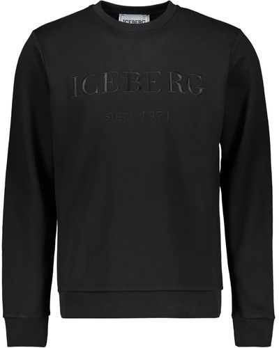 Iceberg Long Sleeve Sweatshirt - Black