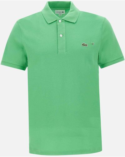 Lacoste Cotton Piquet Polo Shirt - Green