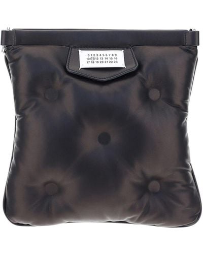 Maison Margiela Glam Slam Flat Pocket Shoulder Bag - Black