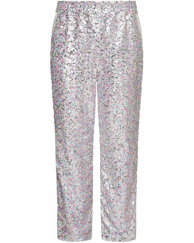 Gcds Sequin-embellished Track Trousers - Multicolour