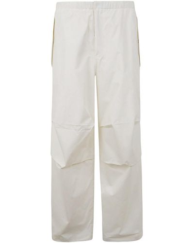 Jil Sander Aw 30 Fit 2 Loose Fit Trousers - White