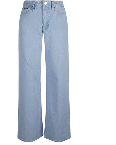 Calvin Klein High Rish Wide Jeans - Blue