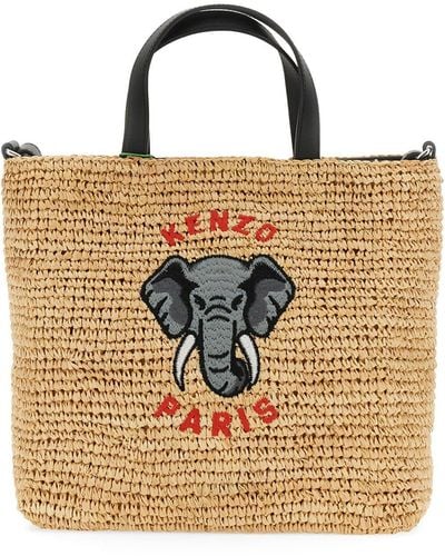 KENZO Elephant Tote Bag - Blue