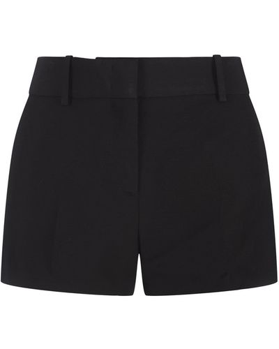 Ermanno Scervino Linen Blend Tailored Shorts - Black