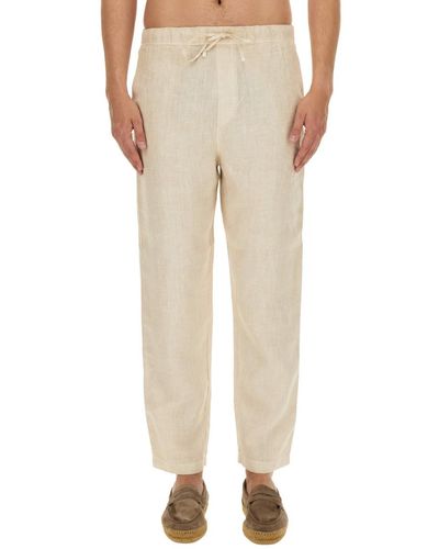 120% Lino Linen Pants - Natural