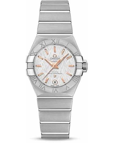 Omega Constellation Co-axial Master Chronometer 27 Mm 27.10.27.20.02.001 Watches - Gray