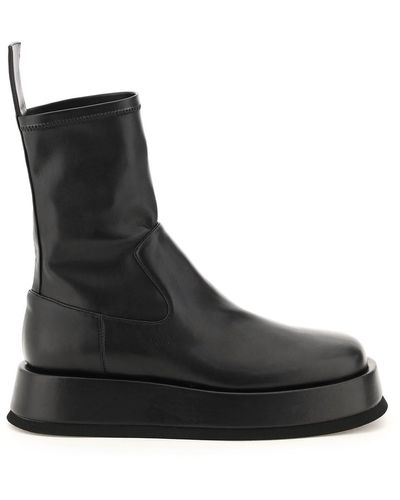 GIA X RHW Rosie 11 Eco Leather Ankle Boots - Black