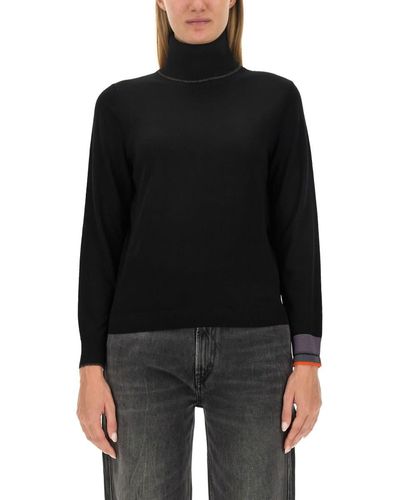 PS by Paul Smith Turtleneck Shirt - Black