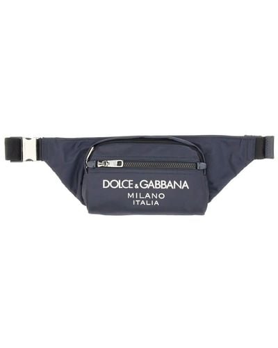 Dolce & Gabbana Small Fabric Pouch - White