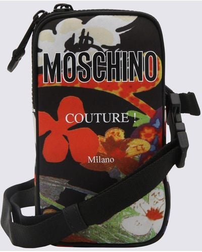 Moschino Multicolour Zipped Wallet - Black