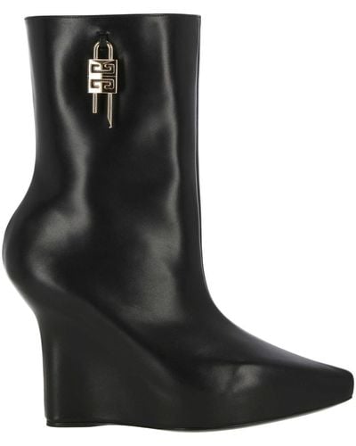 Givenchy Leather Boots - Black