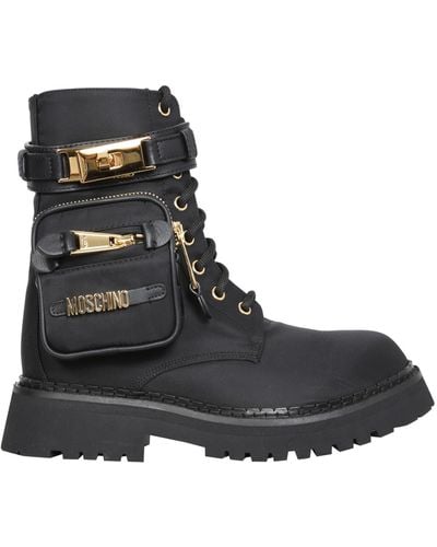 Moschino Safari Boots - Black