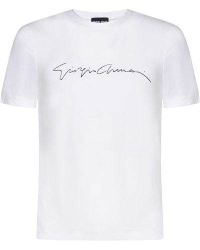 Giorgio Armani T-shirts And Polos - White