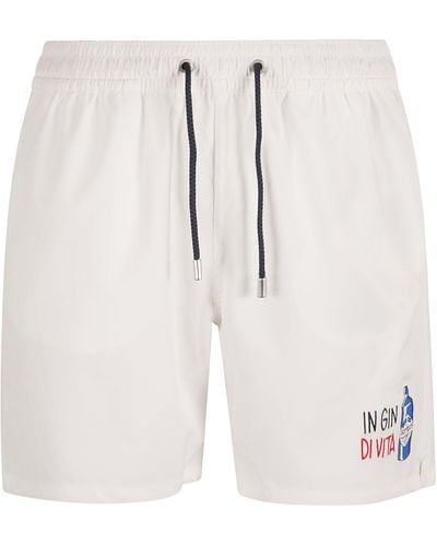 Mc2 Saint Barth Drawstring Shorts - White