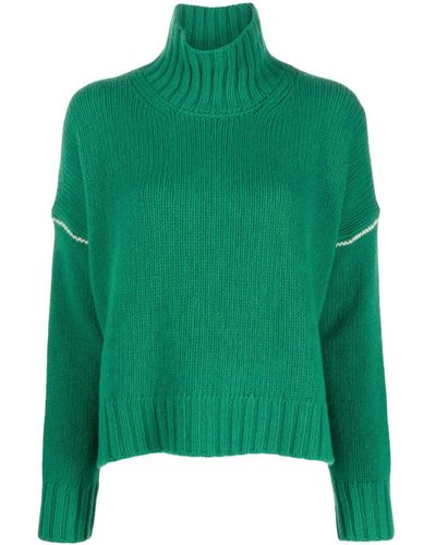 Woolrich Wool Turtleneck Sweater - Green