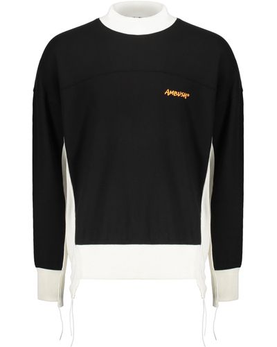 Ambush Logo Crew-Neck Sweatshirt - Black