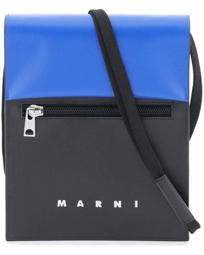 Marni Tribeca Crossbody Bag - Blue