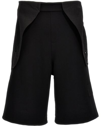 A_COLD_WALL* 'Overlay Cargo' Bermuda Shorts - Black
