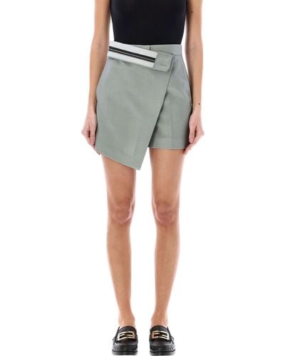 Fendi Mohair Shorts - Gray