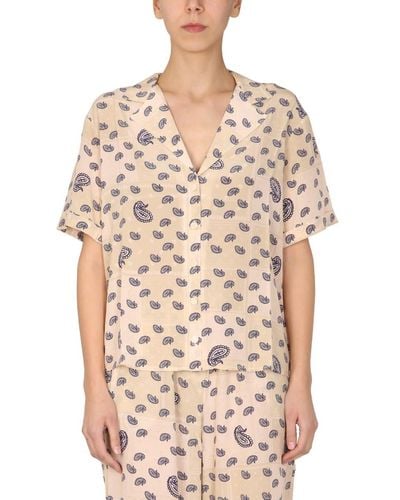 Être Cécile Paisley Print Shirt - Natural