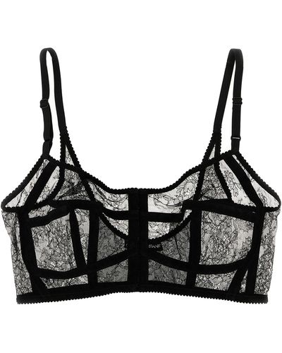 Dolce & Gabbana Lace Bra Underwear, Body - Black