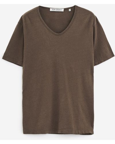 Our Legacy T-Shirts - Brown