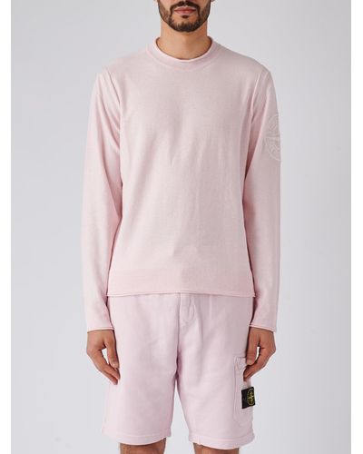Stone Island Maglia Sweater - Pink