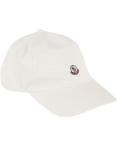 Moncler Baseball Cap - White