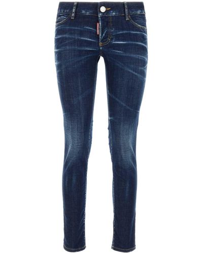 DSquared² Stretch Denim Jennifer Jeans - Blue