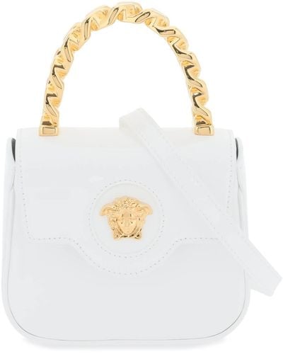 Versace Patent Leather Bag - White