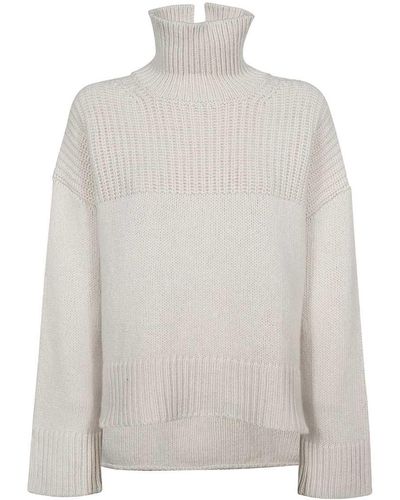 Dondup Wool And Cashmere Jumper - White
