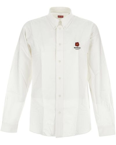 KENZO Casual Printed Shirt - White
