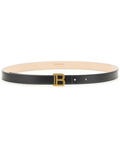 Balmain Paris B-Belt Belt - White