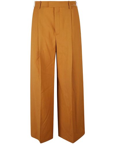 Marni Wide Fit Trousers - Orange