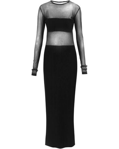 Norma Kamali Dash Dash Maxi Dress - Black