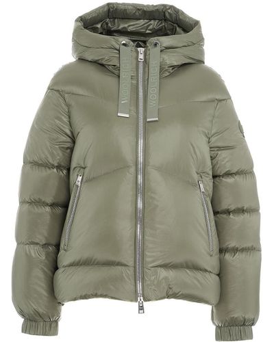 Woolrich Zip Fitted Padded Jacket - Green