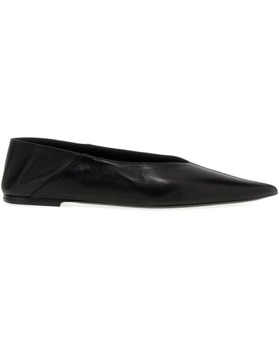 Saint Laurent Carolyn Flat Shoes - Black
