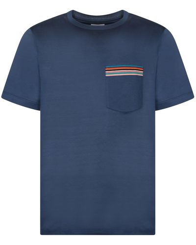 Paul Smith Pocket T-Shirt - Blue