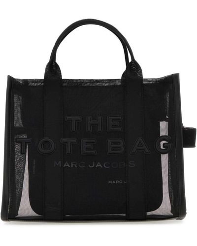 Marc Jacobs Mesh Medium The Tote Bag Handbag - Black