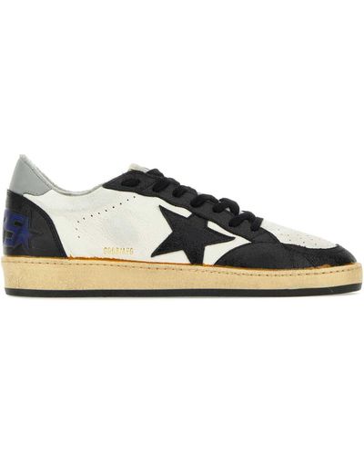 Golden Goose Leather Ball Star Trainers - Multicolour