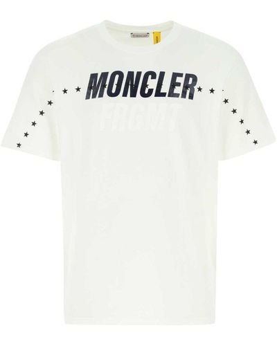 Moncler Genius X Billionaire Boys Club Logo-print Cotton T-shirt in White  for Men | Lyst UK