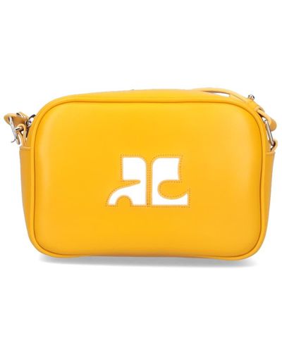 Courreges "re-edition" Camera Bag - Yellow