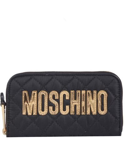 Moschino Logo Wallet - Grey