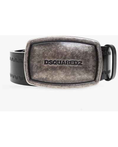 DSquared² Leather Belt - Black