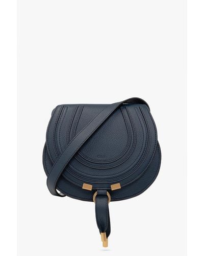 Chloé Marcie Small Shoulder Bag - Blue